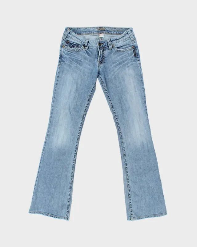Vintage Y2k 00s Silver Bootcut Jeans - W30 L32 made by Rokit