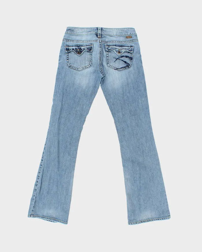 Vintage Y2k 00s Silver Bootcut Jeans - W30 L32 sold by Rokit product image thumbnail 2