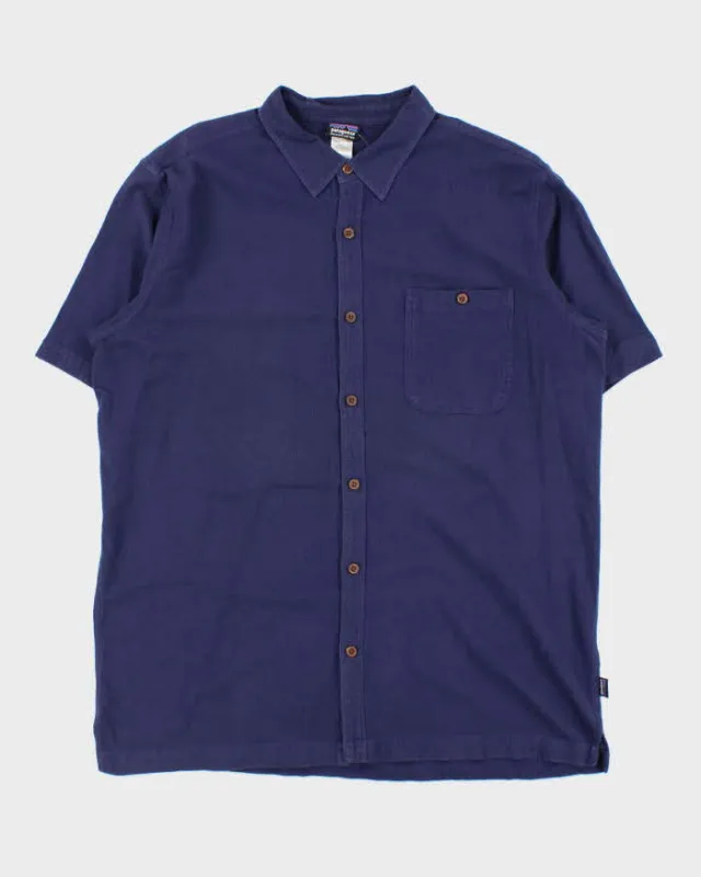 Vintage Patagonia Organic Cotton Short Sleeve Shirt - XL made by Ecko Unlimited