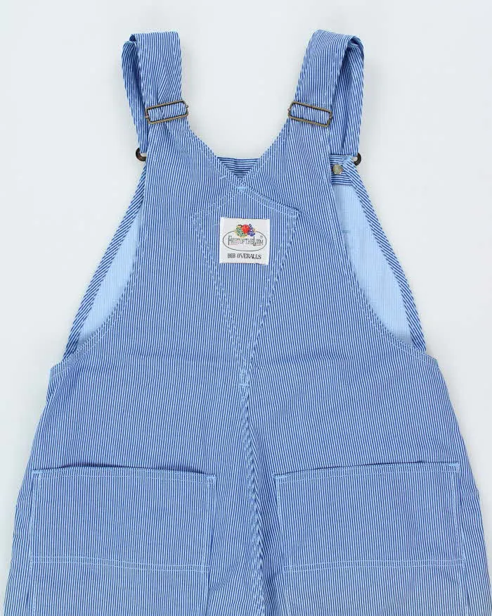 DSWT 1980s Fruit Of The Loom Pinstriped Dungarees - W34 L34 sold by Rokit product image thumbnail 4