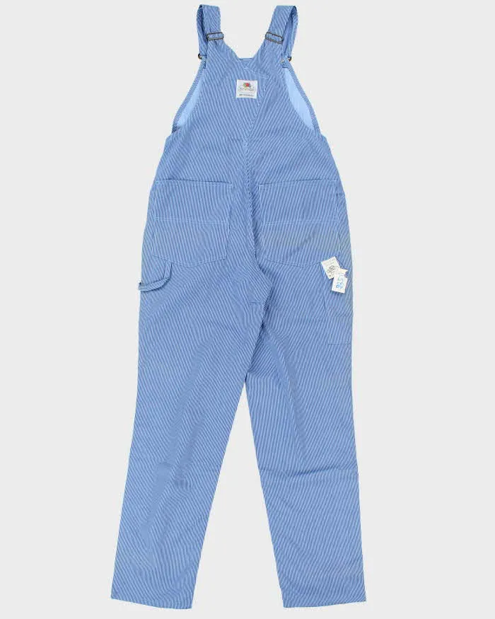 DSWT 1980s Fruit Of The Loom Pinstriped Dungarees - W34 L34 sold by Rokit product image thumbnail 2