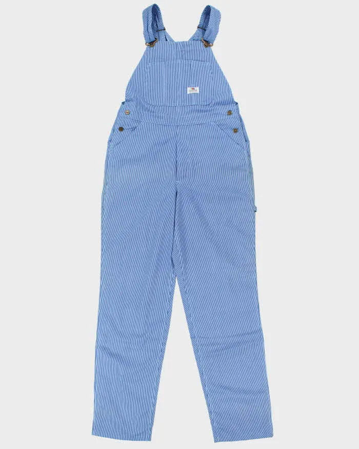 DSWT 1980s Fruit Of The Loom Pinstriped Dungarees - W34 L34 sold by Rokit