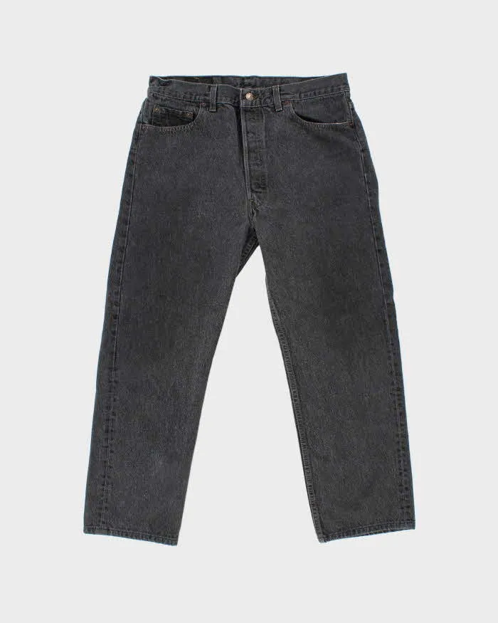 Vintage Levi's 501 Red Batwing Made In USA Jeans - W34 L28 sold by Rokit