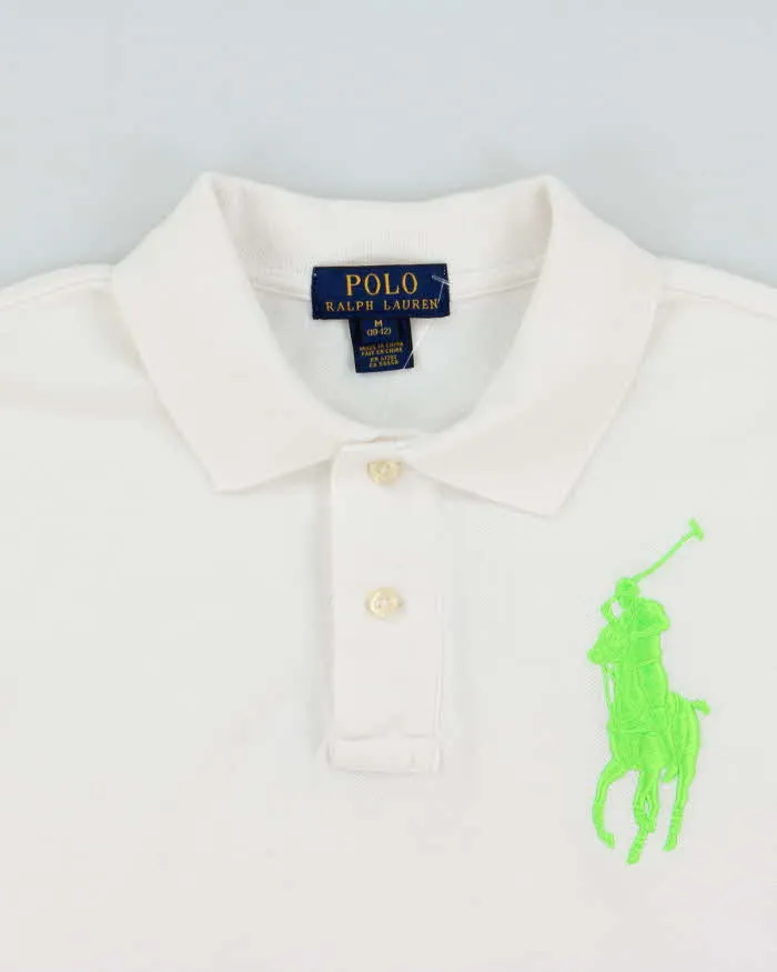 Vintage Polo Ralph Lauren Large Pony Women's Short Sleeve Polo Shirt - M sold by Rokit product image thumbnail 5