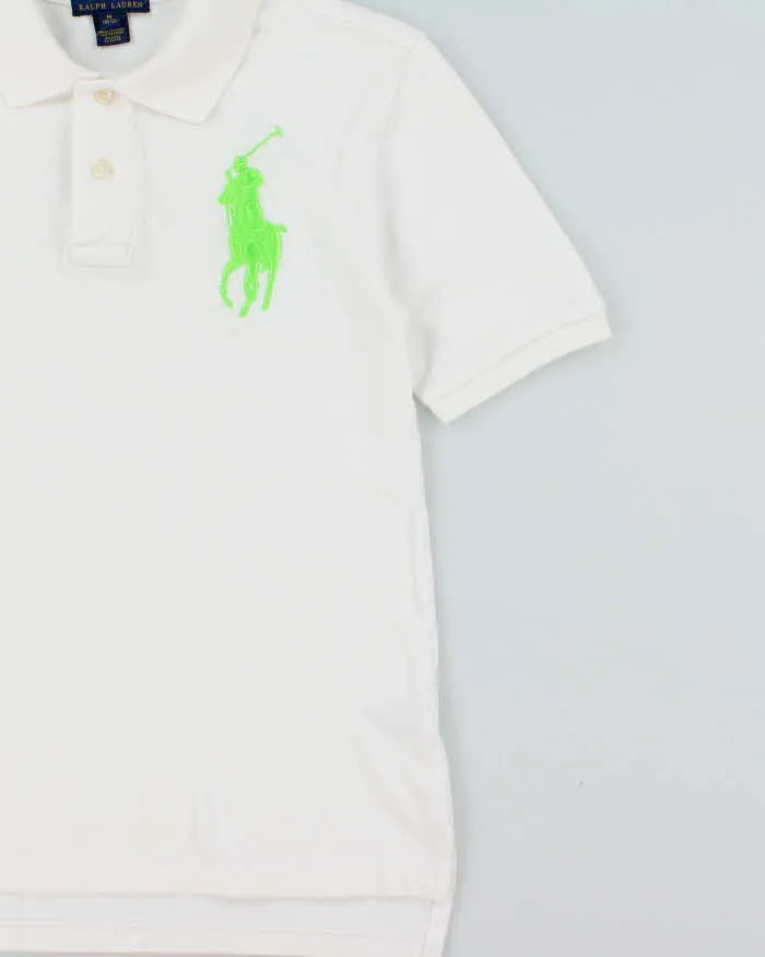 Vintage Polo Ralph Lauren Large Pony Women's Short Sleeve Polo Shirt - M sold by Rokit product image thumbnail 3