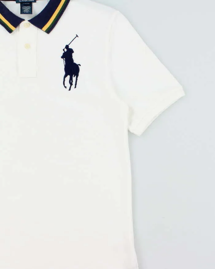 Vintage Y2K 00s Polo Ralph Lauren Large Pony Women's Short Sleeve Polo Shirt - XL sold by Rokit product image thumbnail 3