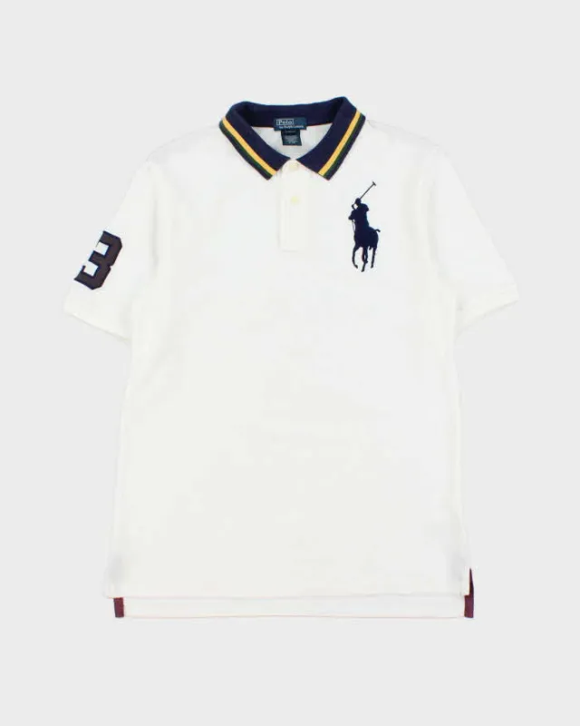 Vintage Y2K 00s Polo Ralph Lauren Large Pony Women's Short Sleeve Polo Shirt - XL sold by Rokit