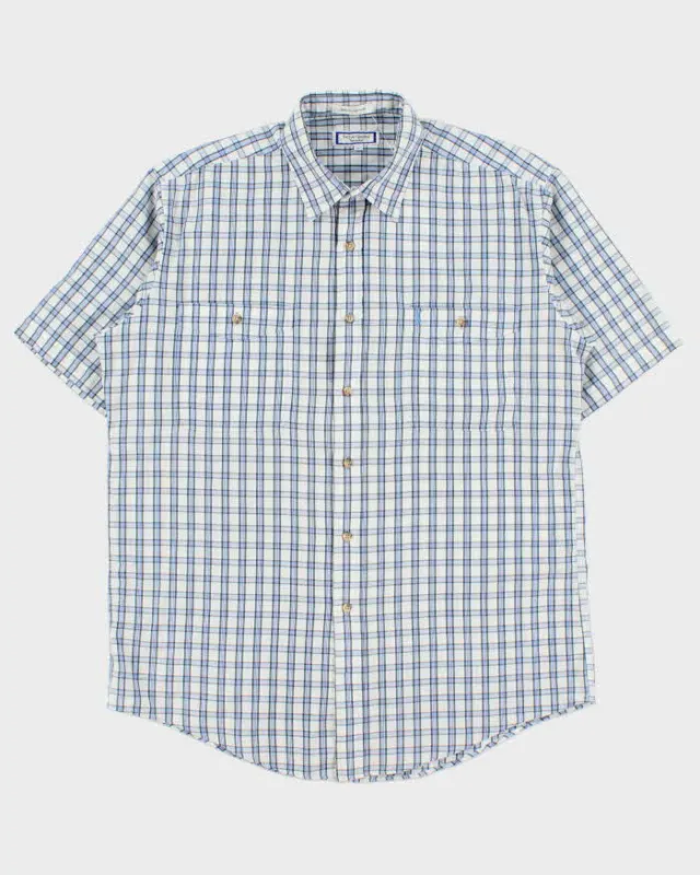 Vintage 1990s Yves Saint Check Short Sleeve Pocket Shirt - L made by Rokit