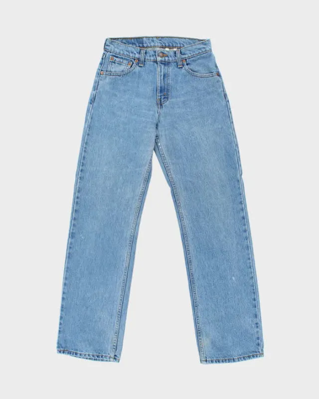 Vintage 1995 Levi's 542 Batwing Tag Made In Canada Low Rise Wide Leg Denim Jeans - W26 L32 made by Levi's