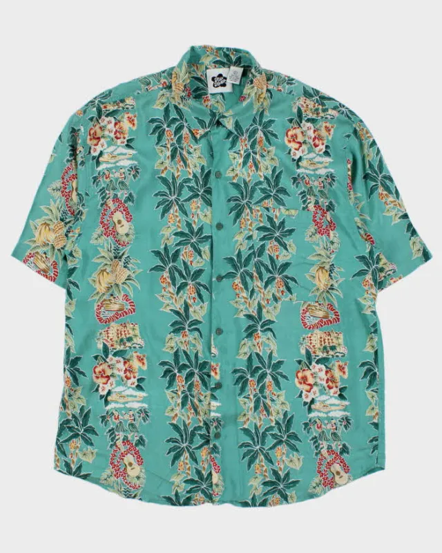 Vintage 1990s Hilo Hattie Silk Floral Hawaiian Shirt - L sold by Rokit