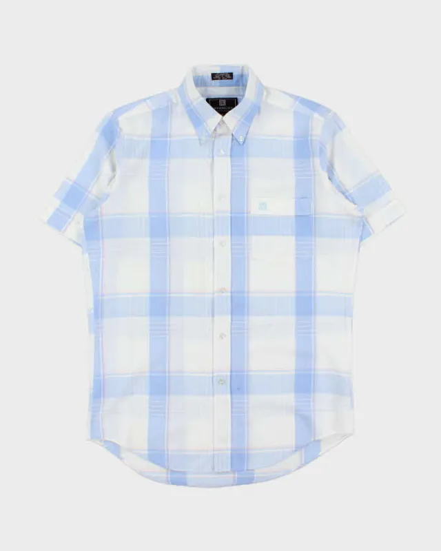 Vintage 1990s Givenchy Monsieur Plaid Short Sleeve Shirt - S made by Givenchy