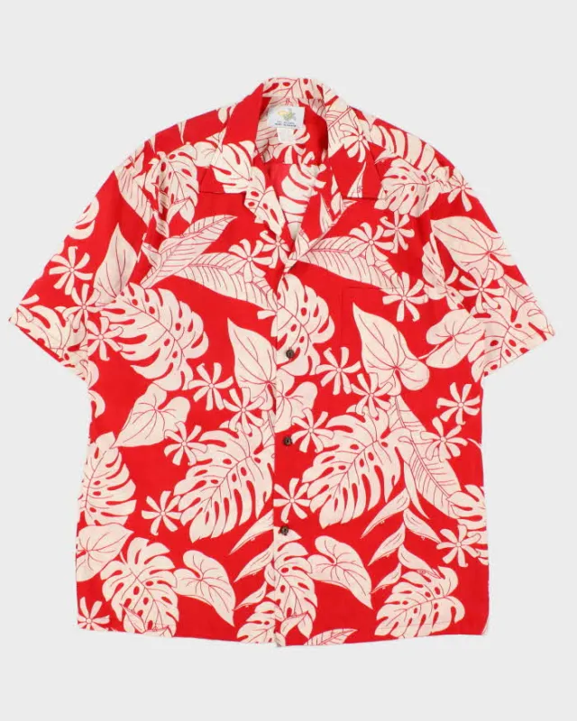 Vintage 1990s Ho Aloha Made In USA Floral Hawaiian Shirt - L sold by Rokit