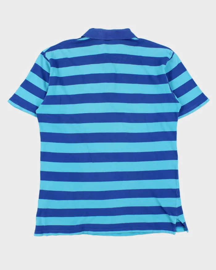 Vintage 1990s Burberry Striped Classic Short Sleeve Polo Shirt - L sold by Rokit product image thumbnail 2