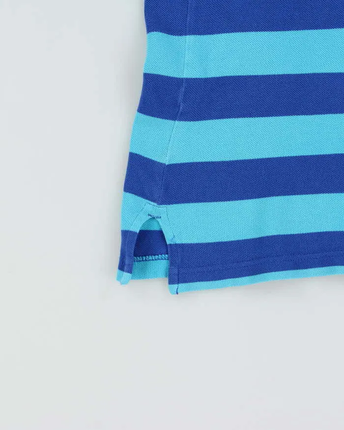 Vintage 1990s Burberry Striped Classic Short Sleeve Polo Shirt - L sold by Rokit product image thumbnail 4