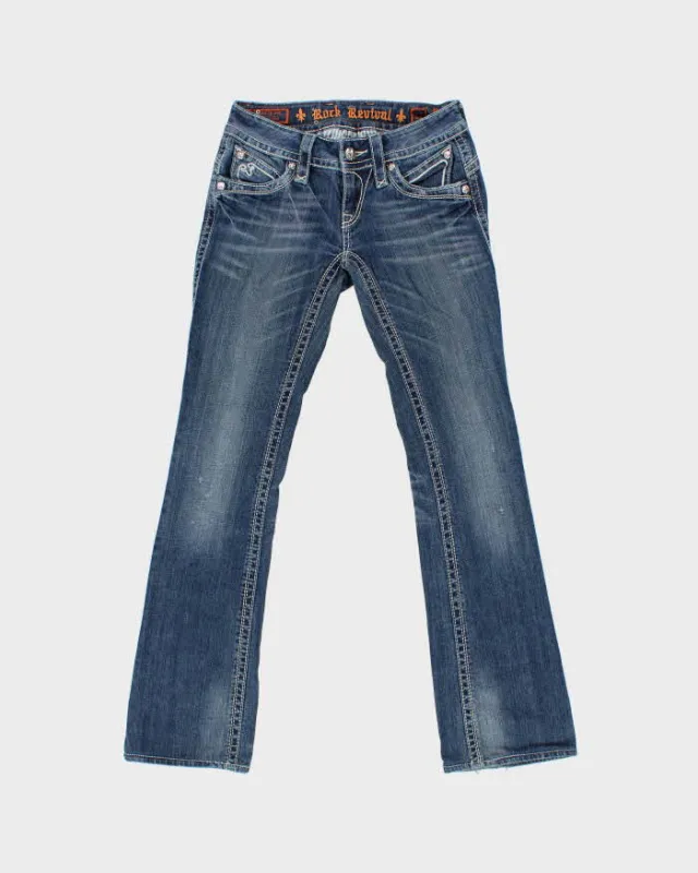Vintage Y2k 00s Rock Revival Bootcut Jeans - W27 L32 made by Rokit