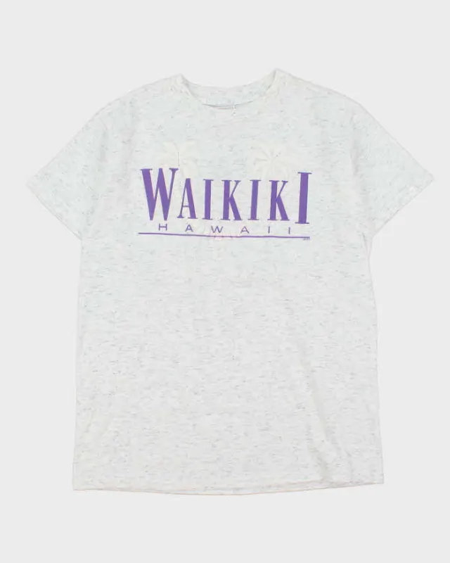 Vintage 1990s Waikiki Single Stitch Crewneck T-shirt - L made by Rokit
