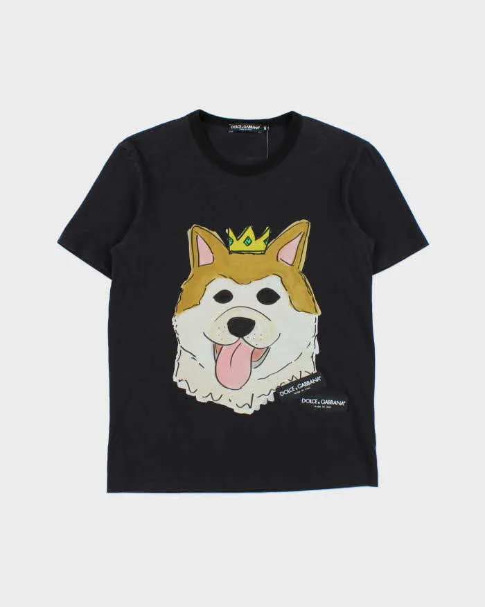SS2018 Dolce & Gabbana Year of The Dog 'Mimmo' Crewneck T-Shirt - S sold by Rokit