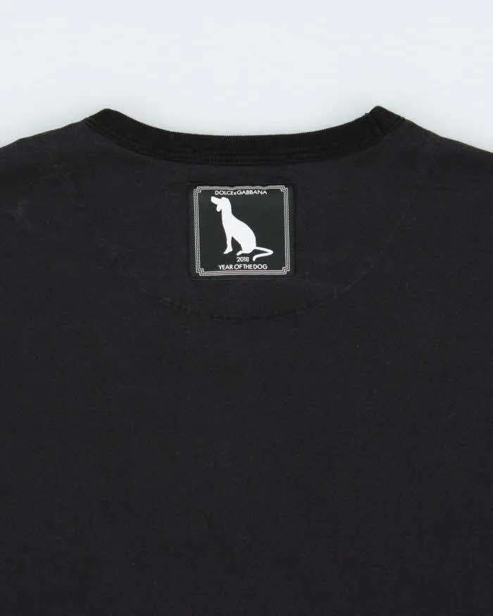 SS2018 Dolce & Gabbana Year of The Dog 'Mimmo' Crewneck T-Shirt - S sold by Rokit product image thumbnail 5