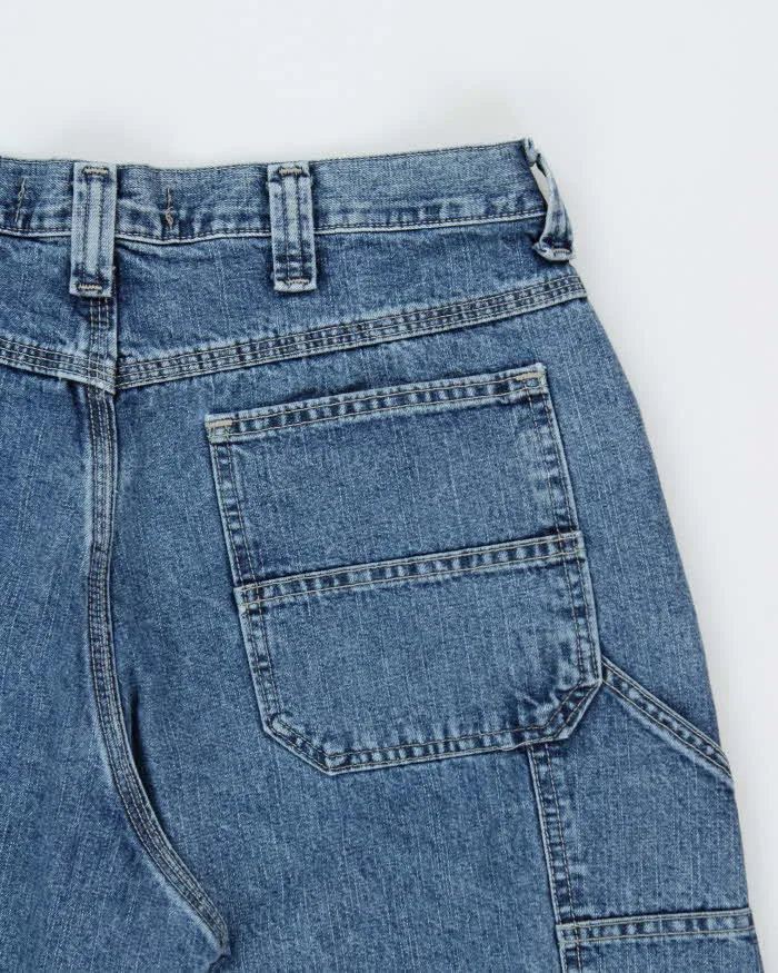 Vintage Y2K 00s Lee Dungarees Wide Leg Denim Carpenter Jeans - W34 L30 sold by Rokit product image thumbnail 4