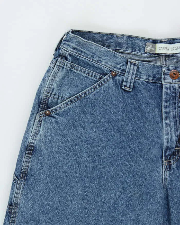 Vintage Y2K 00s Lee Dungarees Wide Leg Denim Carpenter Jeans - W34 L30 sold by Rokit product image thumbnail 3