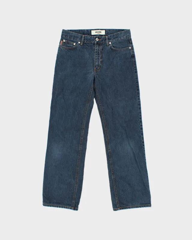 Vintage Y2K 00s Moschino Straight Leg Denim Jeans - W30 L29 made by Moschino