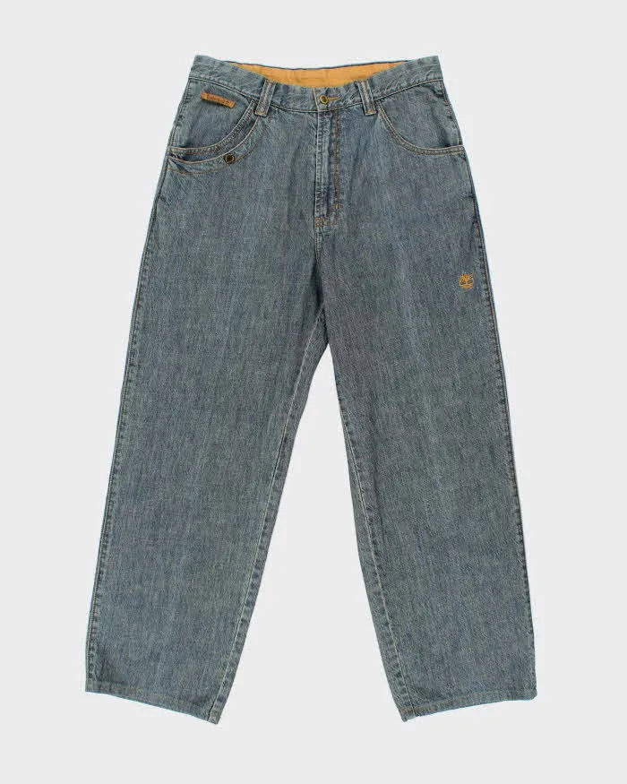 Vintage 90s 00s Timberland Relaxed Wide Fit Jeans - W32 L30 sold by Rokit