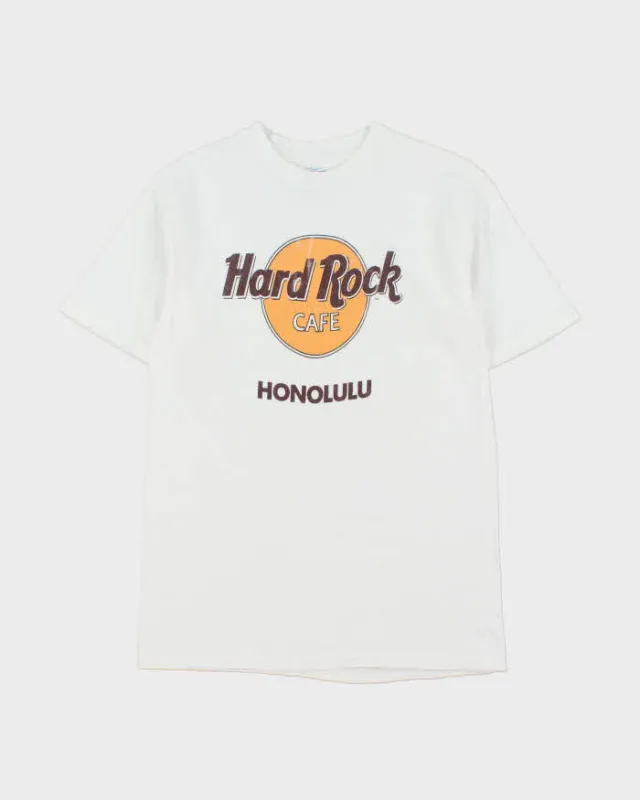 Vintage 1990s Hard Rock Cafe Honolulu Hanes Beefy Made In USA Crewneck T-Shirt - M sold by Rokit