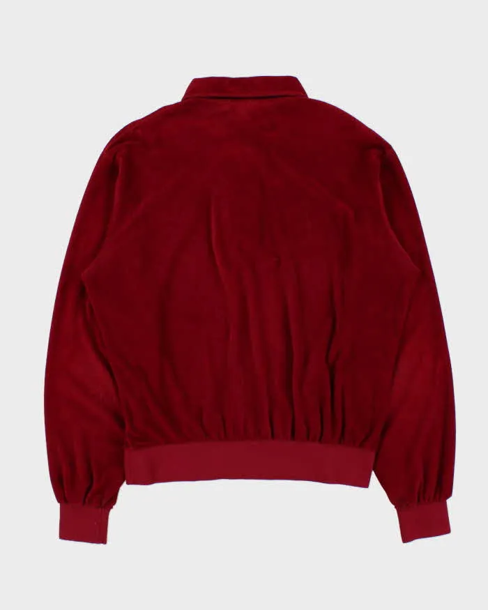 Vintage 1978 Nike Velour Made In USA Long Sleeve Polo Shirt - XL sold by Rokit product image thumbnail 2