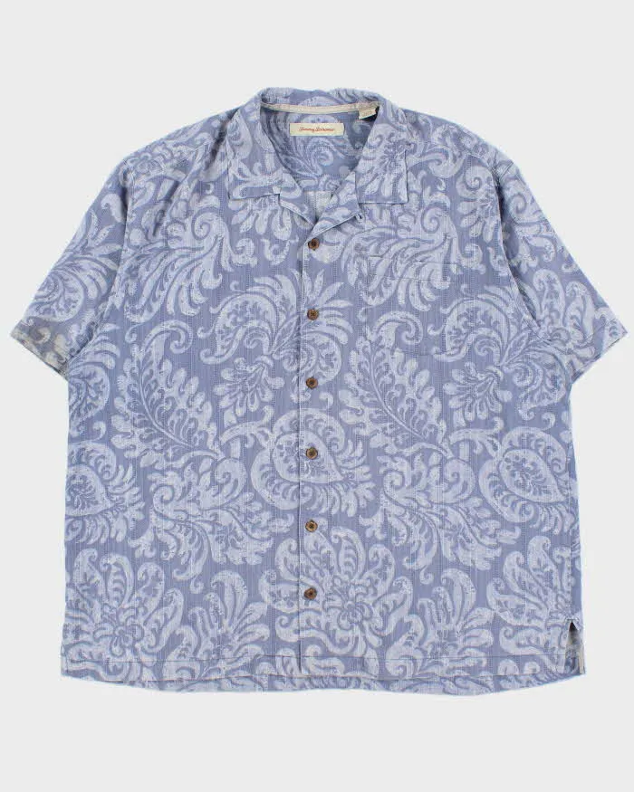 Vintage Y2K 00s Tommy Bahamas Floral Silk Hawaiian Shirt - XL sold by Rokit