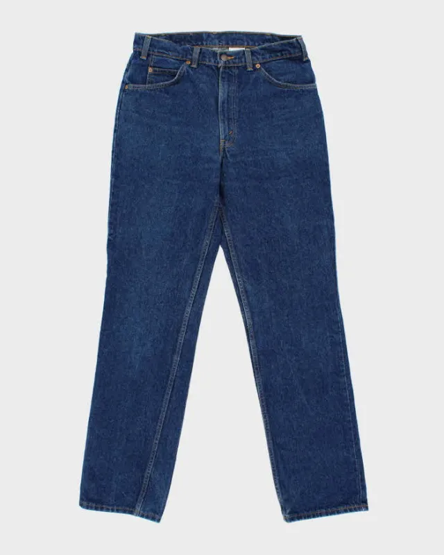Vintage 1998 Levi's 619 Orange Tab High Waisted Straight Leg Denim Jeans - W32 L34 made by Levi's