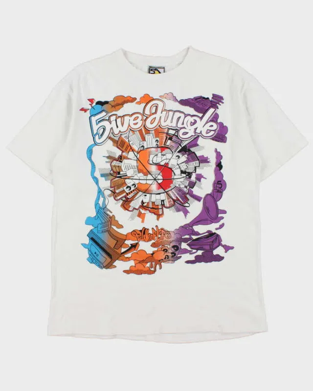 Vintage Y2K 00s 5ive Jungle Heavyweight Crewneck T-Shirt - XL made by Rokit