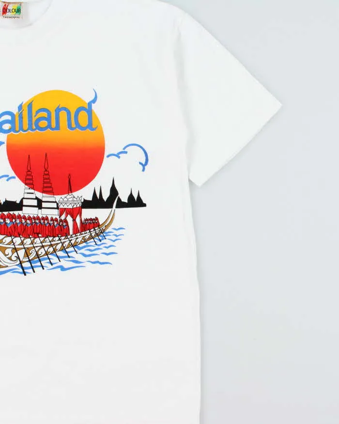 Vintage 1990s Thailand Souvenir Heavyweight T-shirt - M sold by Rokit product image thumbnail 3