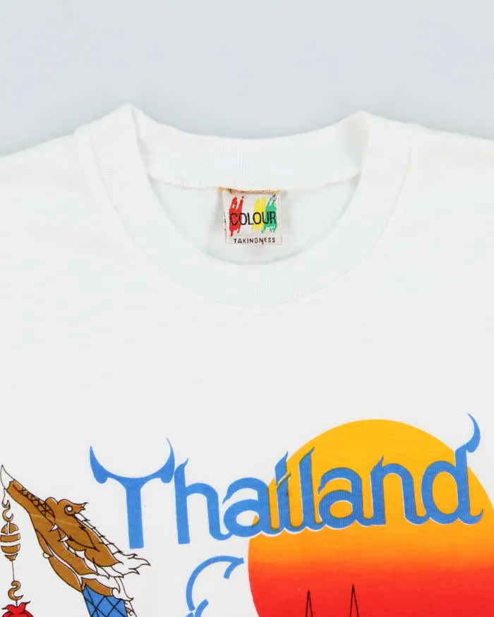 Vintage 1990s Thailand Souvenir Heavyweight T-shirt - M sold by Rokit product image thumbnail 5