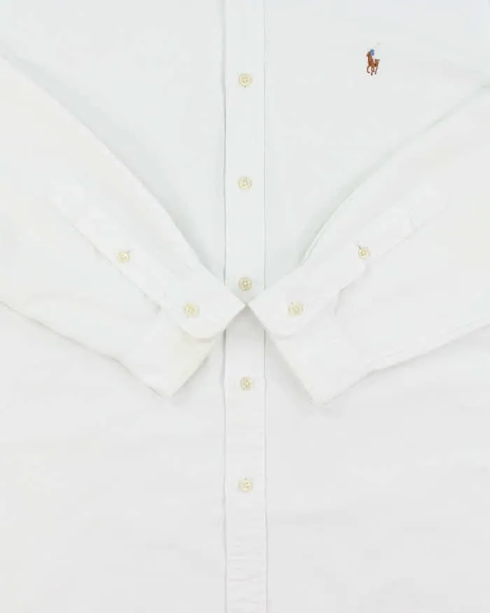 Vintage Ralph Lauren Oxford Cotton Classic Long Sleeve Shirt - XL sold by Rokit product image thumbnail 4
