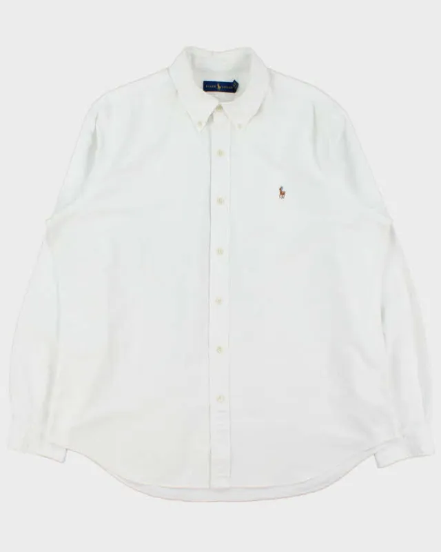 Vintage Ralph Lauren Oxford Cotton Classic Long Sleeve Shirt - XL made by Ralph Lauren