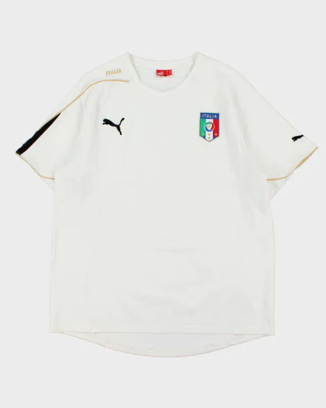 Vintage 2006 Puma Italy Calcio Heavyweight Breathable Crewneck T-Shirt - XL made by Rokit