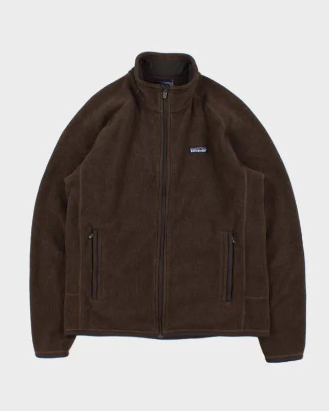 Vintage 00s Patagonia Brown Full-Zip Technical Fleece - M made by Patagonia