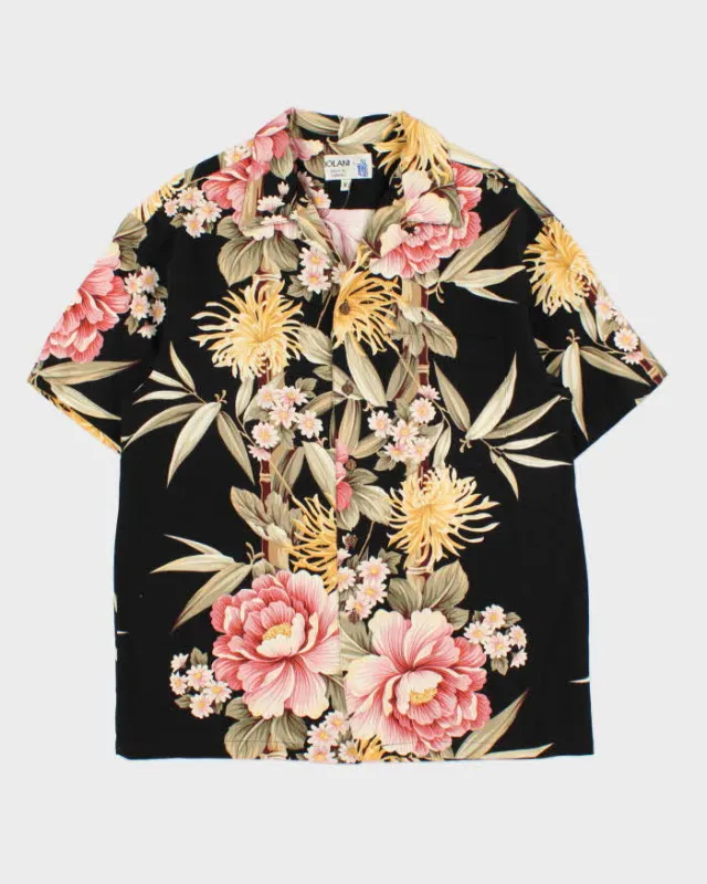 Vintage 1990s IOLANI Made In USA Floral Hawaiian Shirt - M made by Rokit