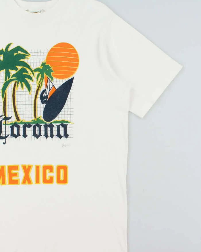 Vintage 1990s Corona Mexico Heavyweight Single Stitch Crewneck T-Shirt - XL sold by Rokit product image thumbnail 3