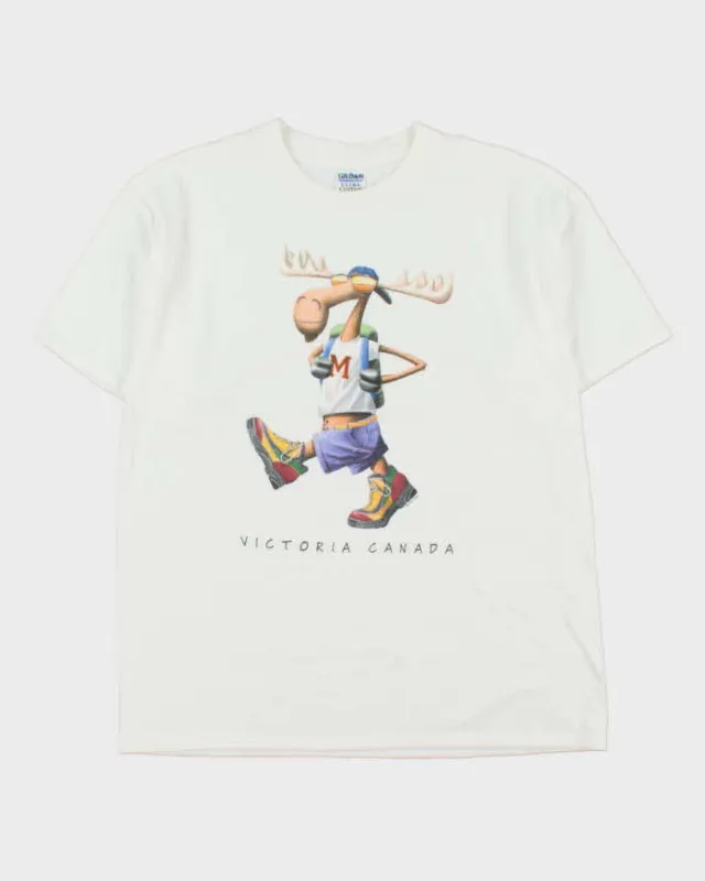 Vintage 1998 Victoria Canada Gildan Ultra Heavyweight Crewneck T-Shirt - XL sold by Rokit