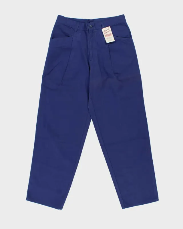 DSWT 1980s Sisley Cotton Relaxed Fit Trousers - W32 L32 made by Rokit