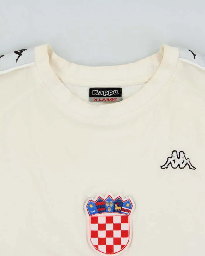 Vintage 2008 Kappa Croatia National Football Cream Crewneck T-Shirt - XL sold by Rokit product image thumbnail 5