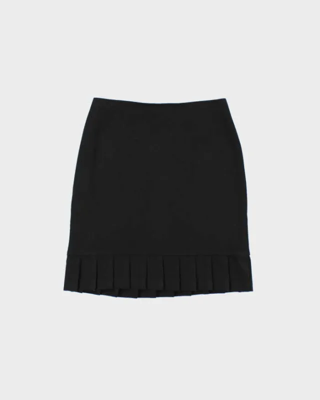 Vintage 1990s Plum Pleated Hem Skirt - XS sold by Rokit