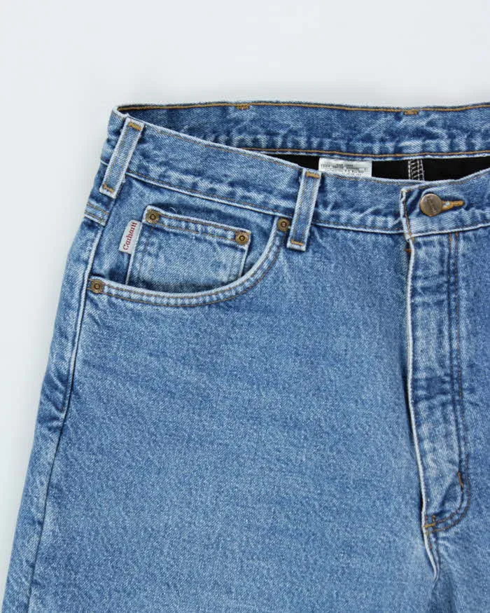Vintage Y2K 00s Carhartt B155 Fleece Lined Relaxed Fit Workwear Denim Jeans - W36 L32 sold by Rokit product image thumbnail 3