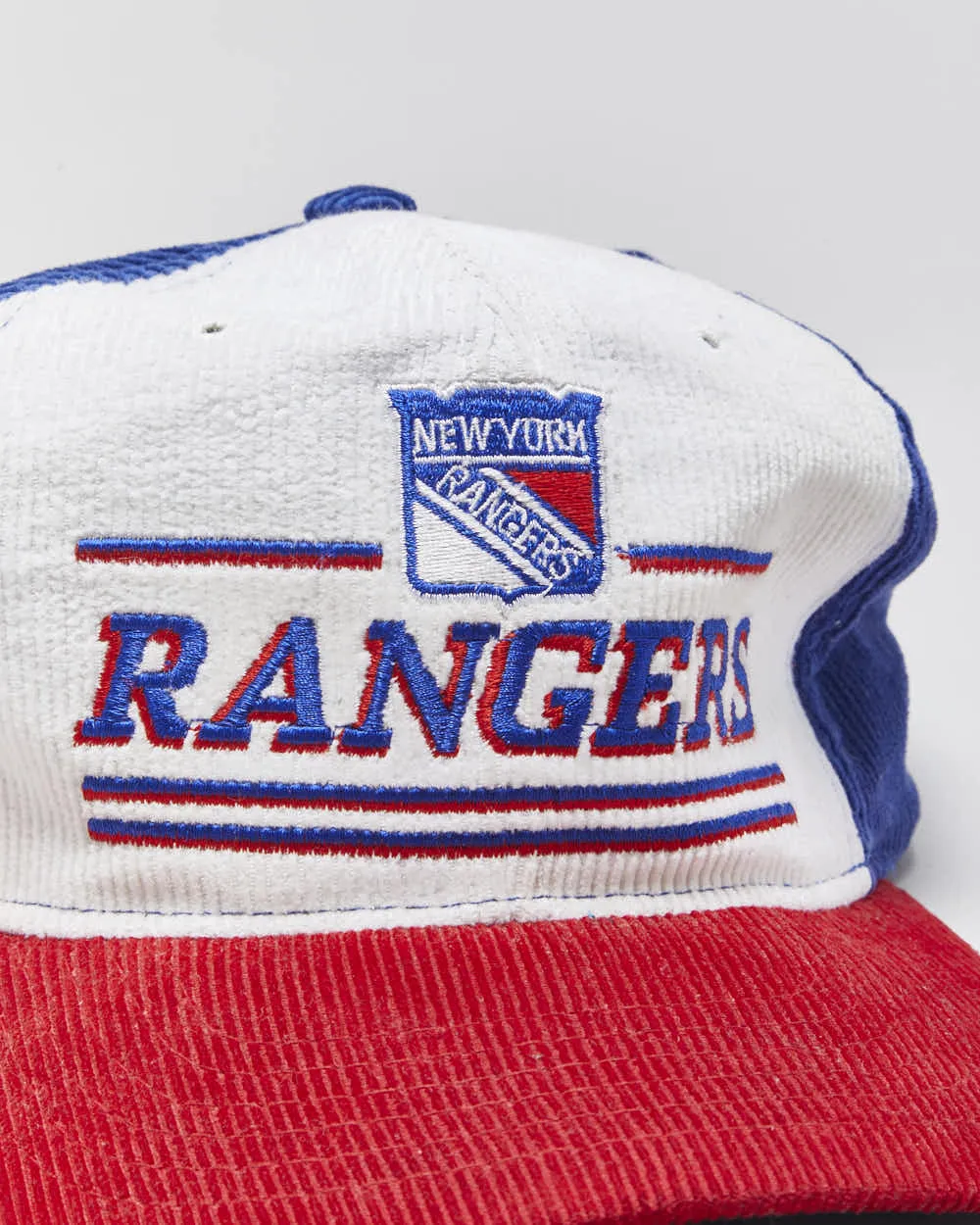 Vintage 1980s Starter Pro Classic New York Rangers NHL Corduroy Baseball Cap - OS sold by Rokit product image thumbnail 3