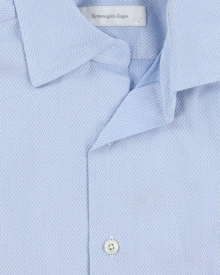 Vintage Ermenegildo Zegna Patterned Regular Fit Long Sleeve Shirt - S sold by Rokit product image thumbnail 5