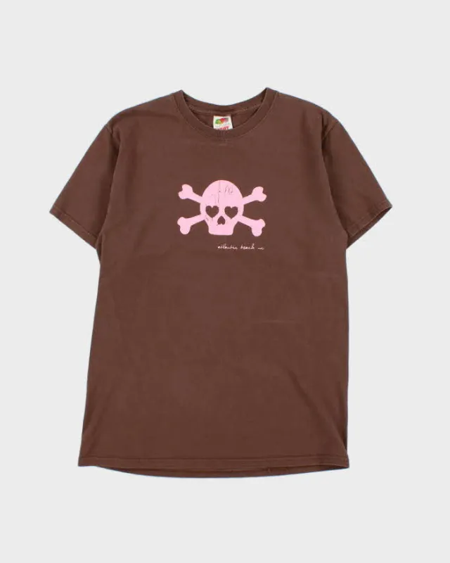 Vintage Y2K 00s Atlantic Beach Heavyweight Crewneck T-Shirt - M sold by Rokit