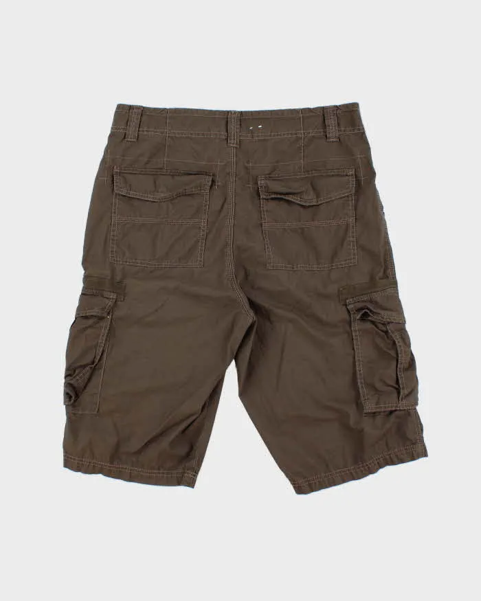 Vintage Calvin Klein Khaki Loose Fit Cargo Shorts - W33 sold by Rokit product image thumbnail 2