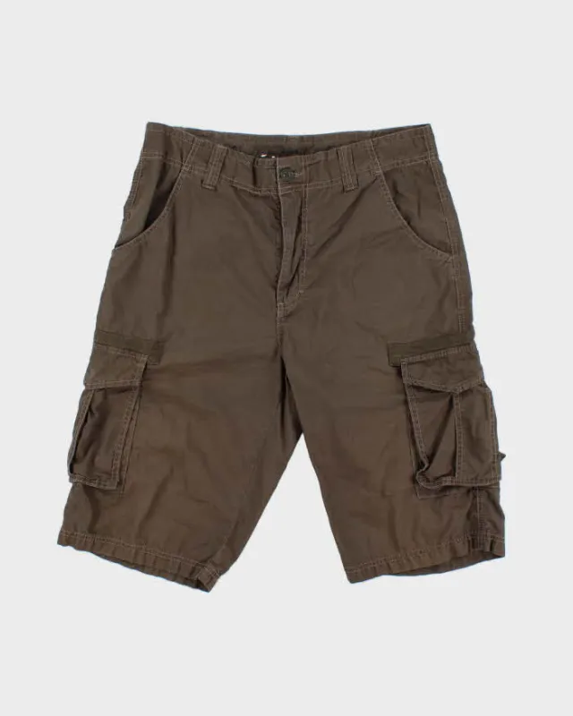 Vintage Calvin Klein Khaki Loose Fit Cargo Shorts - W33 made by Calvin Klein