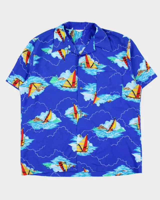 Vintage 1970s Made In USA Hawaiian Aloha Shirt - XL sold by Rokit